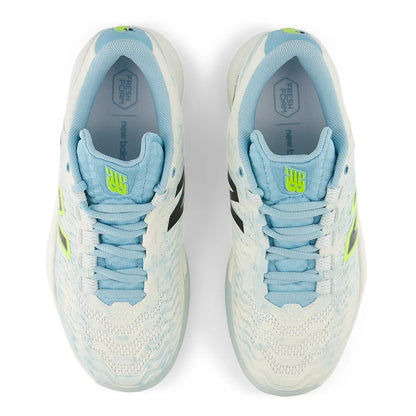 Women's Fresh Foam X CT-Rally v2 B Width Tennis Shoes Sea Salt and Glint Blue