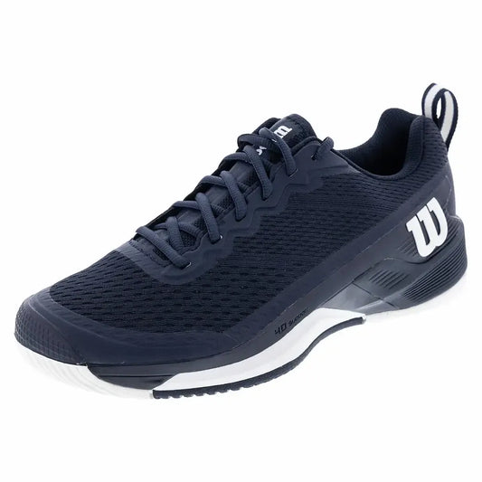 Men's Rush Pro 4.5 Tennis Shoes Navy and White-Footwear-Wilson-WRS333520-U24copy-Tennis Express