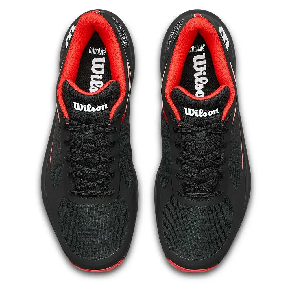 Men's Hurakn Lite Padel Shoes Black and Red