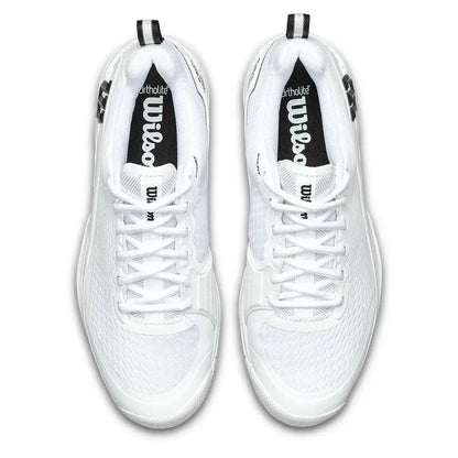 Men's Rush Pro 4.5 Wide Tennis Shoes White and Black