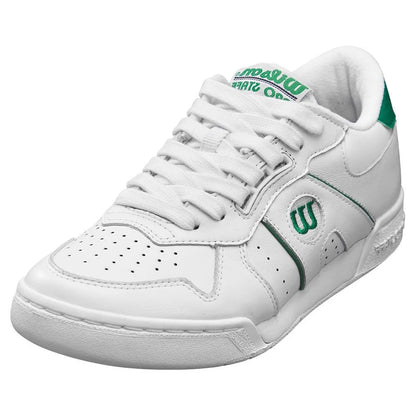 Women's Pro Staff 87 Sportstyle Shoes White and Bosphorous-Footwear-Wilson-WRS334460_1-Tennis Express