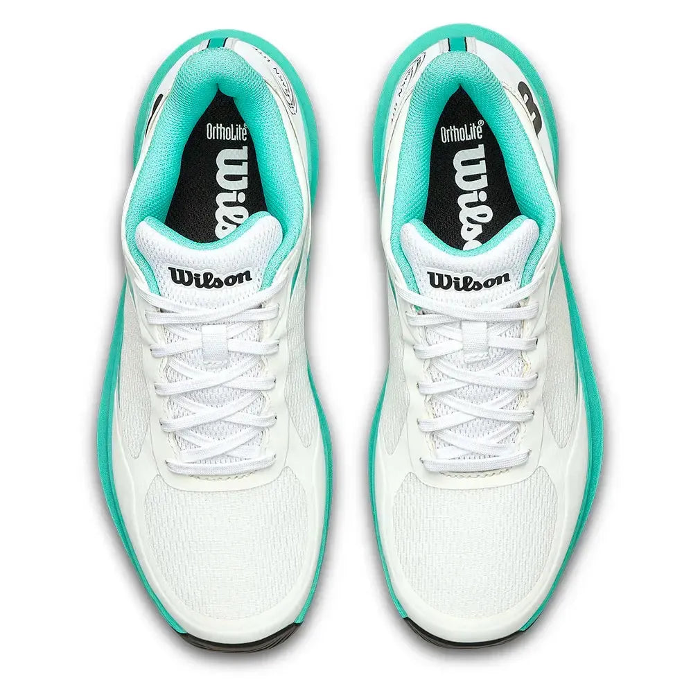 Women's Hurakn Lite Padel Shoes White and Black