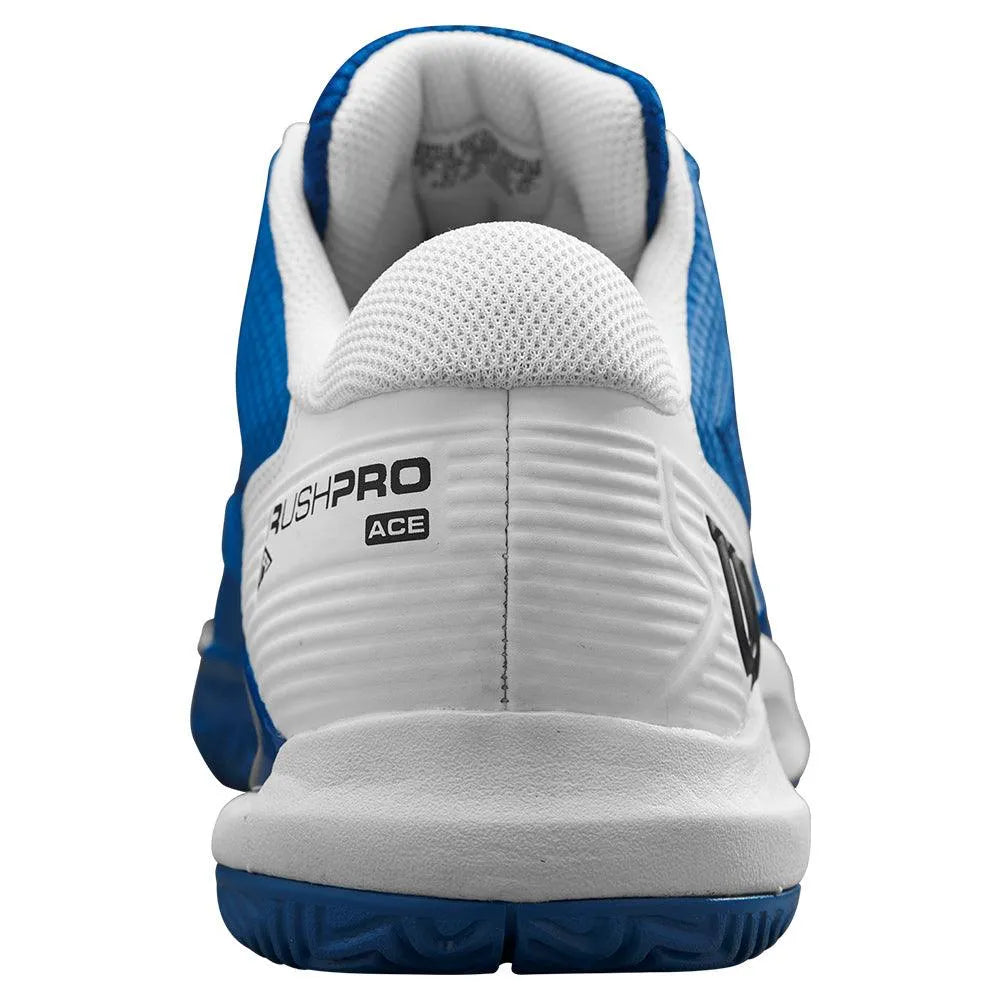 Men's Rush Pro Ace Tennis Shoes Deja Vu Blue and White