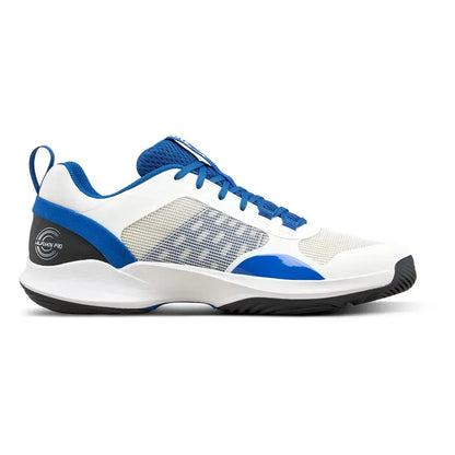 Men's Hurakn Pro V2 Padel Shoes White and Deja Vu Blue