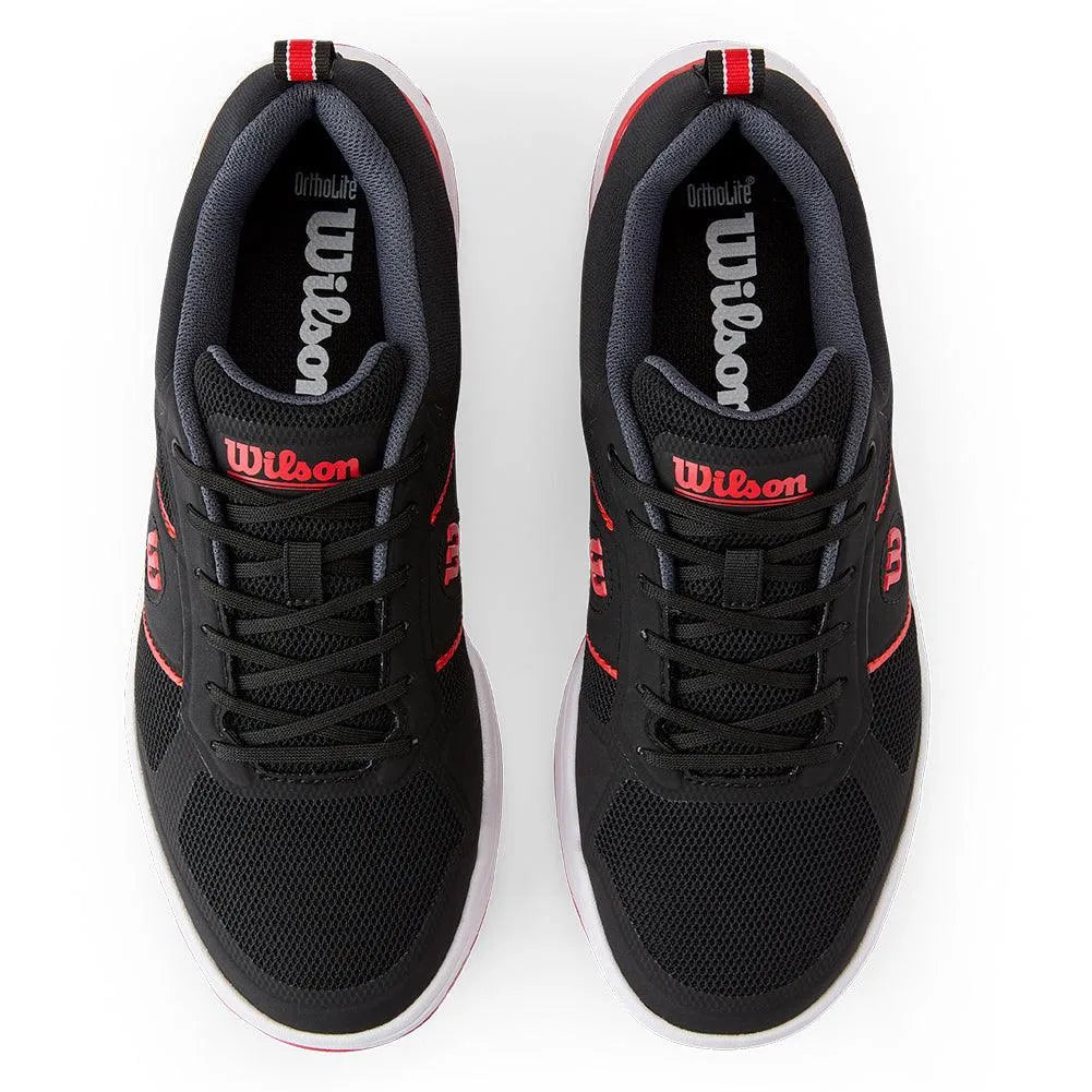 Men's Pickle Pro Pickleball Shoes Black and Infrared