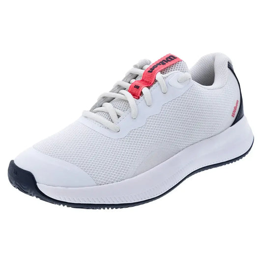 Women's Intrigue Lite Tennis Shoes White and Navy Blazer-Footwear-Wilson-WRS335800U-S25copy-Tennis Express