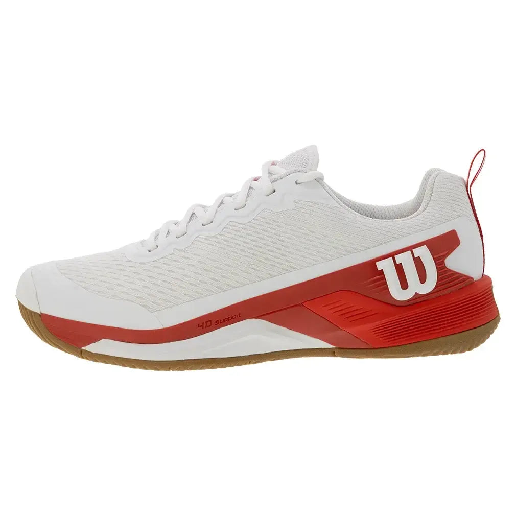 Men's Rush Pro 4.5 Tennis Shoes White and Infrared - Exclusive