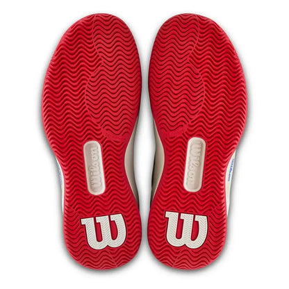 Women's Intrigue Pro USO Tennis Shoes Tofu and Amparo Blue