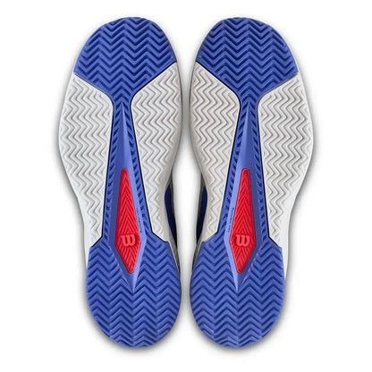 Men's Rush Pro Lite Tennis Shoes White and Amparo Blue