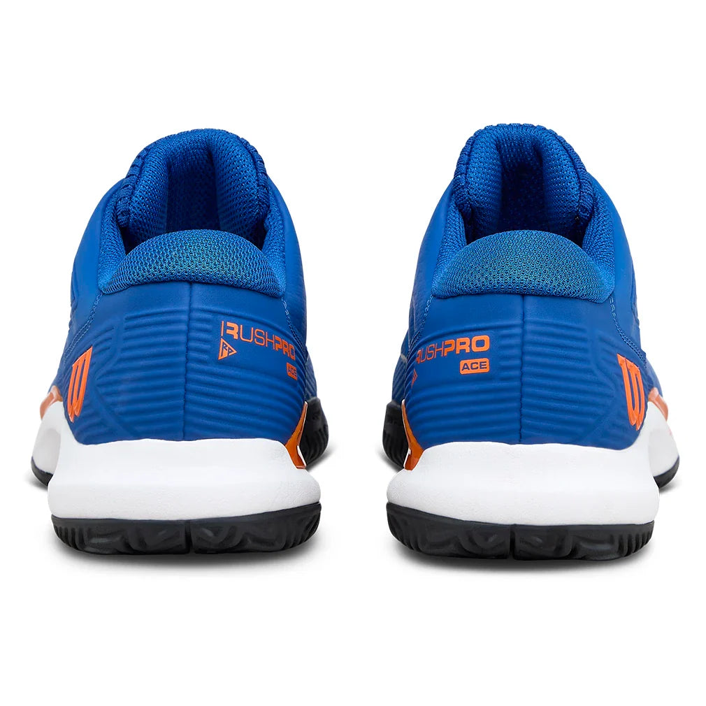Juniors' Rush Pro Ace Tennis Shoes Deja Vu Blue and Orange Tiger