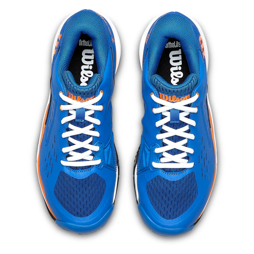 Juniors' Rush Pro Ace Tennis Shoes Deja Vu Blue and Orange Tiger