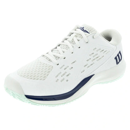 Juniors' Rush Pro Ace Tennis Shoes White and Bay-Footwear-Wilson-WRS337600U-2copy-Tennis Express