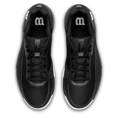 Men's Rush Tour 5 Clay Tennis Shoes Black and White