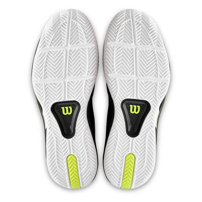 Men's Rush Tour 5 Clay Tennis Shoes Black and White