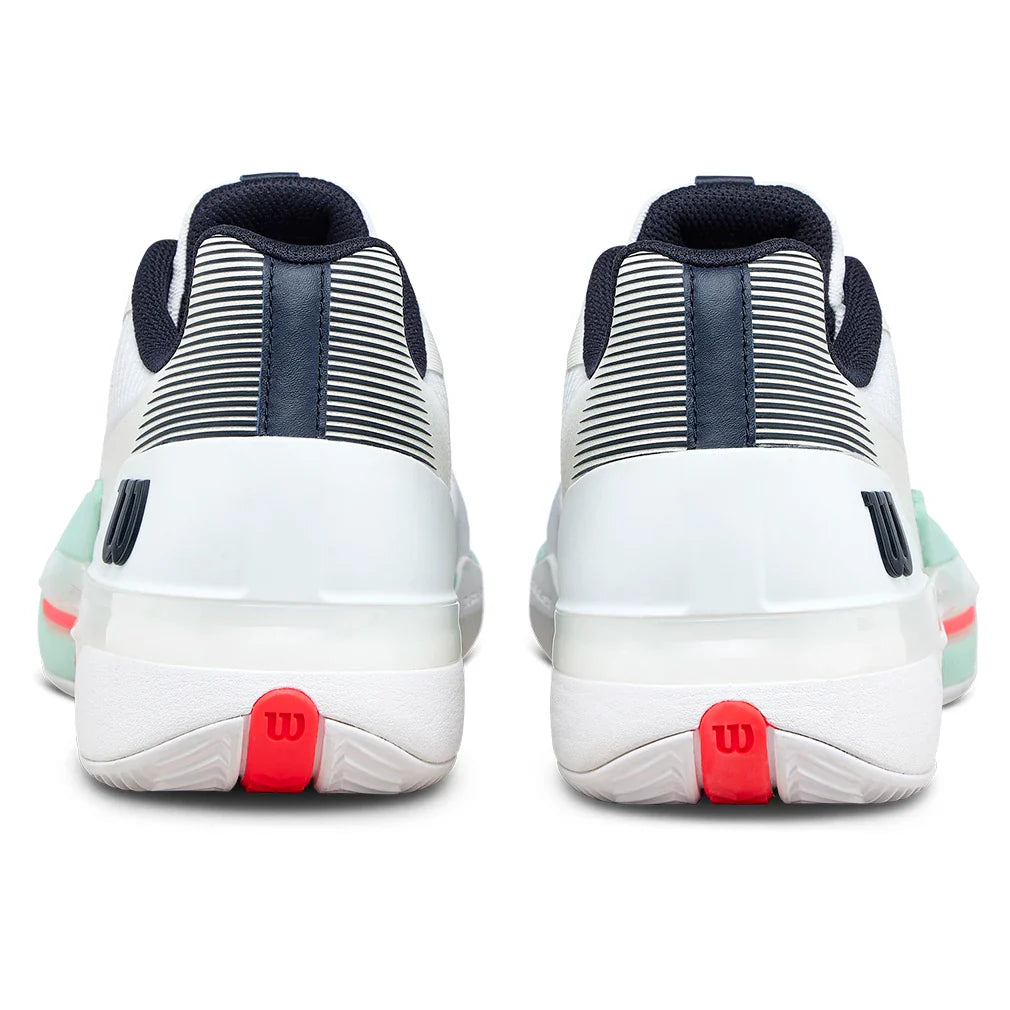 Men's Rush Tour 5 Clay Tennis Shoes White and Bay