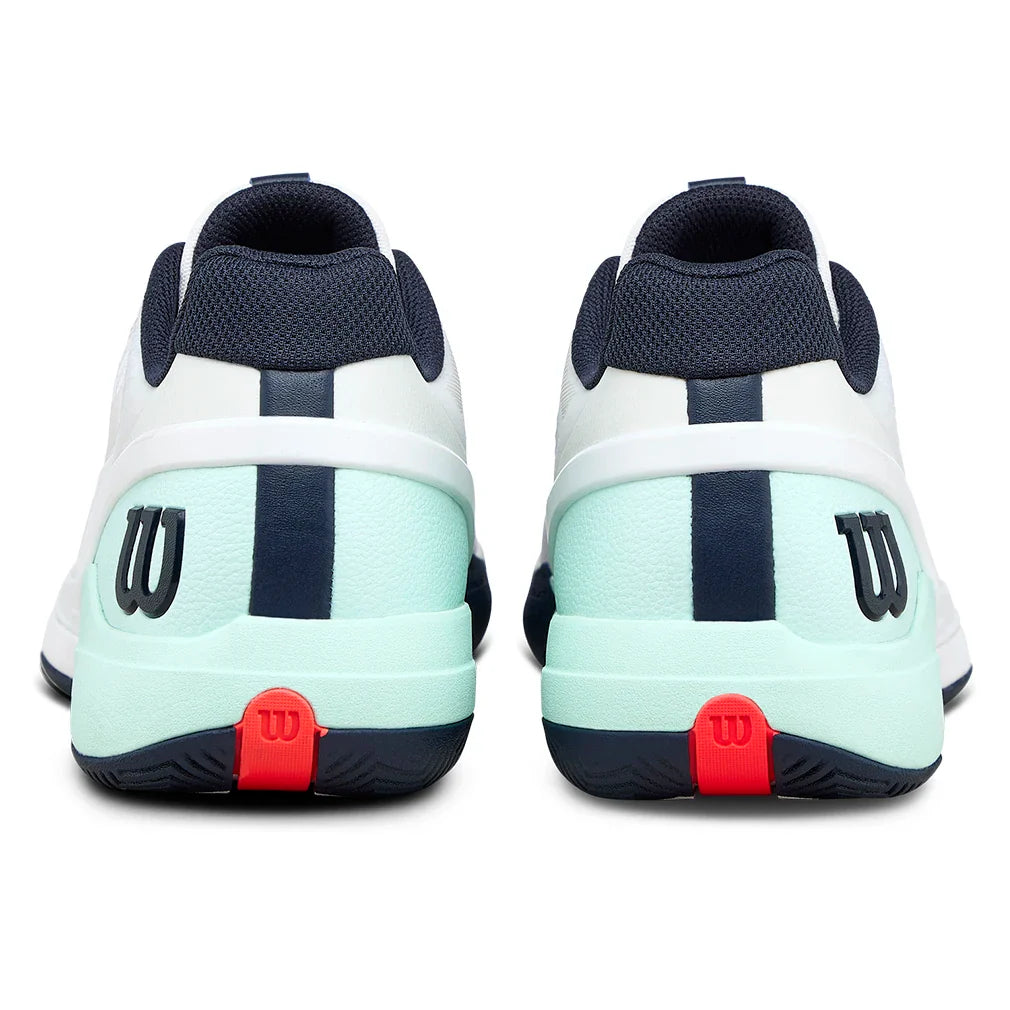 Men's Rush Pro 5 Tennis Shoes White and Bay