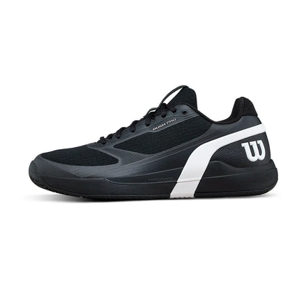 Men's Rush Pro 5 Tennis Shoes Black and White