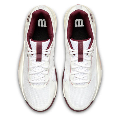 Men's Rush 5 Tour Back to Tennis Shoes White and Port Royal