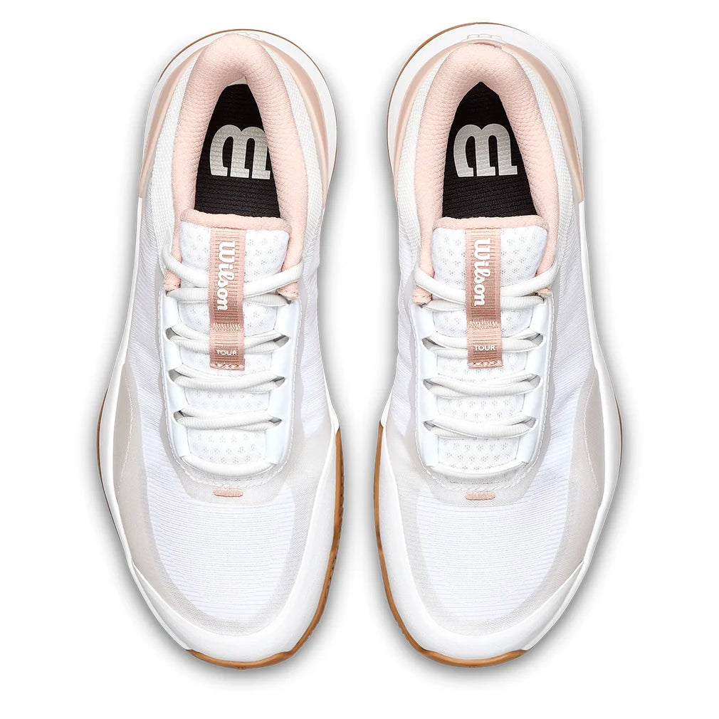 Women's Intrigue Tour Tennis Shoes White and Cameo Rose