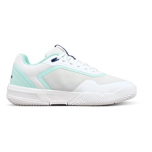 Women's CourtGlide Tennis Shoes White and Bay