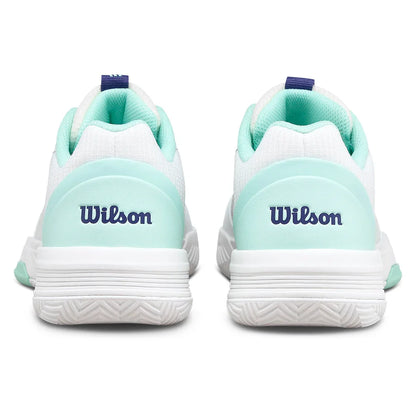 Women's CourtGlide Tennis Shoes White and Bay