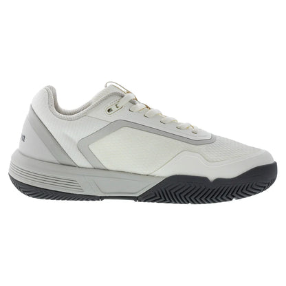 Women's CourtGlide Tennis Shoes White and Lunar Rock