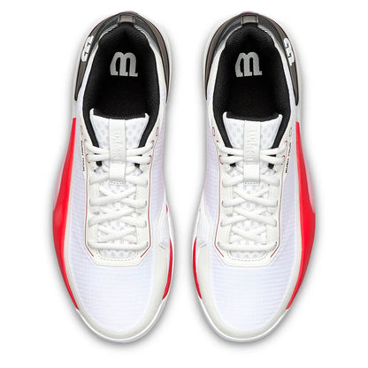 Men's Rush Tour 5 Clay Tennis Shoes White and Black