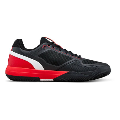 Men's Rush Pro 5 Clay Tennis Shoes Black and Infrared