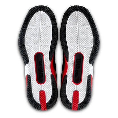 Men's Rush Pro 5 Clay Tennis Shoes Black and Infrared