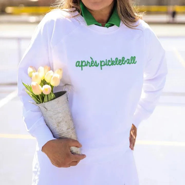 Women's Love All Pickleball Sweatshirt Apres