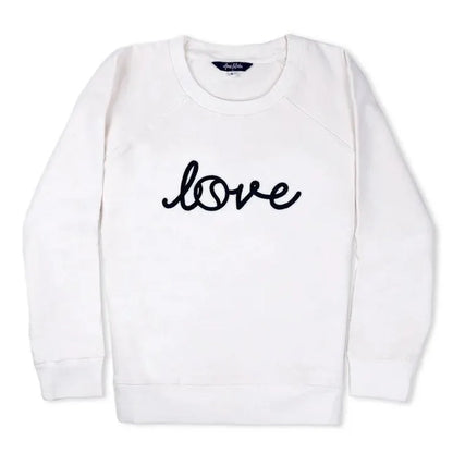 Women's Love All Tennis Sweatshirt-Apparel-Ame and Lulu-WSW-T-S25-LL-Tennis Express