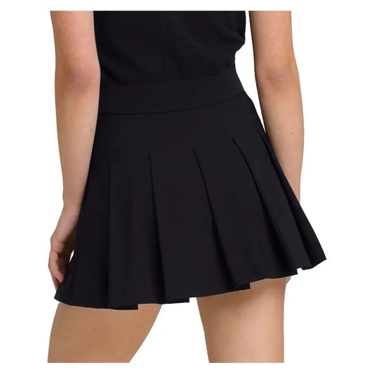 Women's Classic Pleated Mini Tennis Skort Black