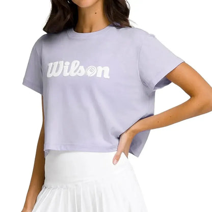 Women's Harper Crop Tennis Tee Lavender