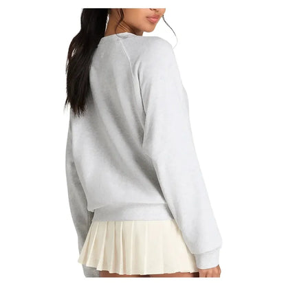 Women's Classic Crew Tennis Sweatshirt Cloud Heather