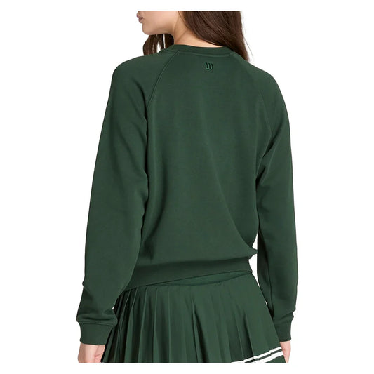 Women's Classic Crew Tennis Sweatshirt Sycamore