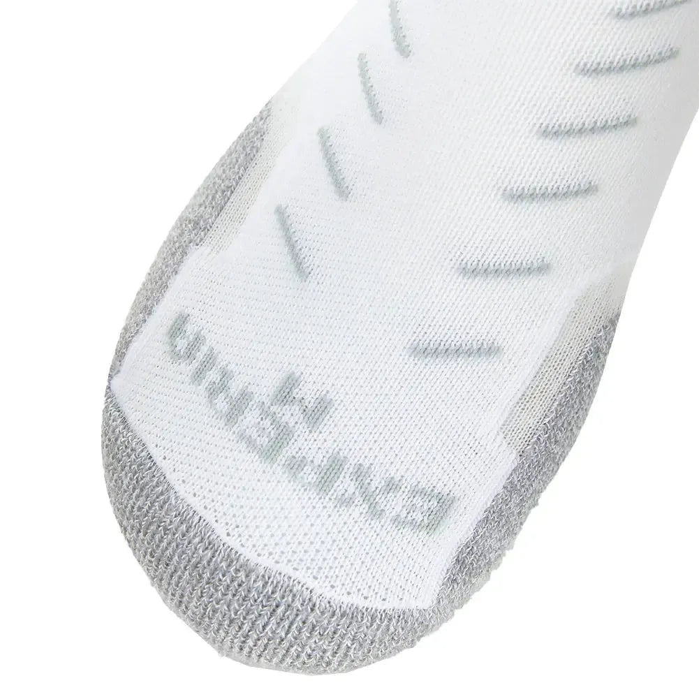 Experia Techfit Light Cushion No Show Tab Rocket Grip Socks White