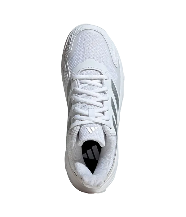 Padel Shoes Adidas CourtJam Control 3 CL Mujer Blanco/Gris 2025