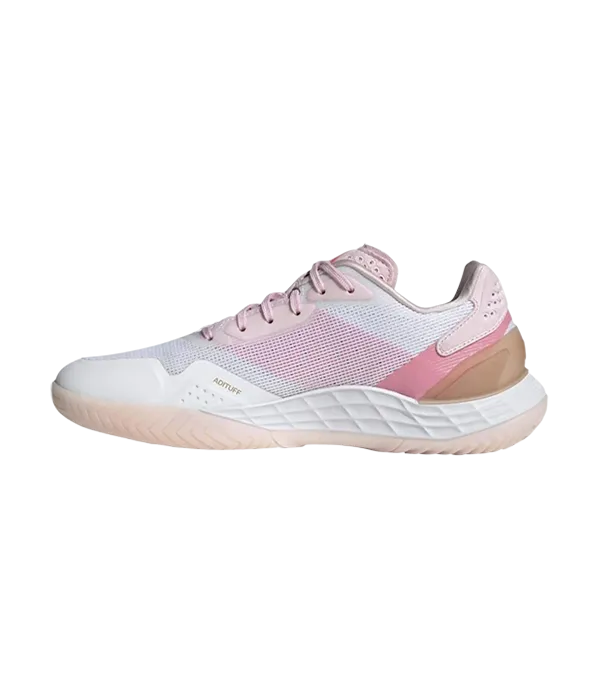 Padel Shoes Adidas Defiant Speed 2 White Perla/Rosa Mujer 2025