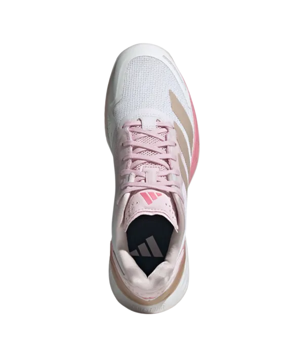 Padel Shoes Adidas Defiant Speed 2 White Perla/Rosa Mujer 2025