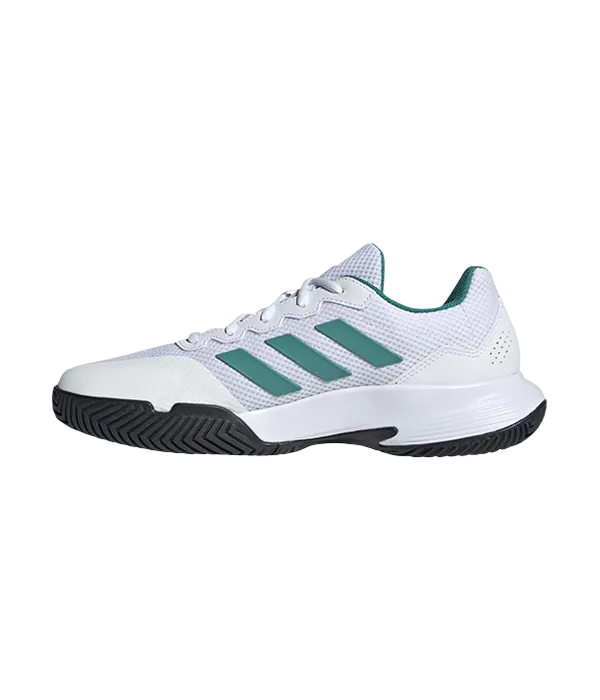 Padel Shoes Adidas GameCourt 2 M Blanco/Verde 2025