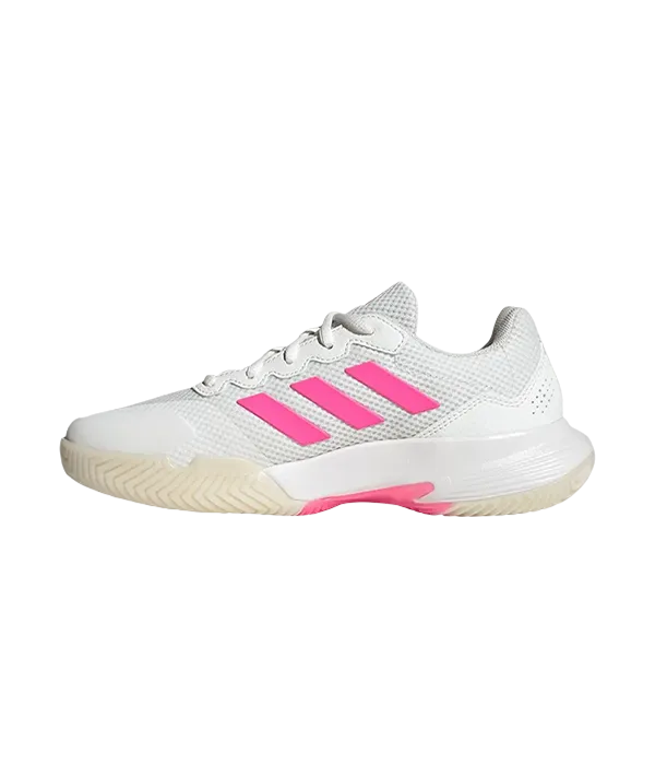 Padel Shoes Adidas GameCourt 2 Mujer Blanco/Rosa 2025