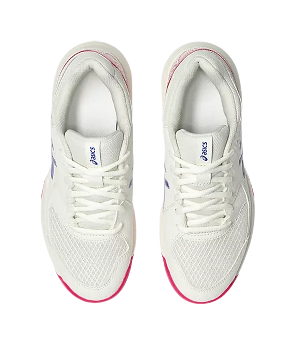 Padel Shoes Asics Gel-Dedicate 8 Clay Cream/Dark Cobalt Mujer 2025