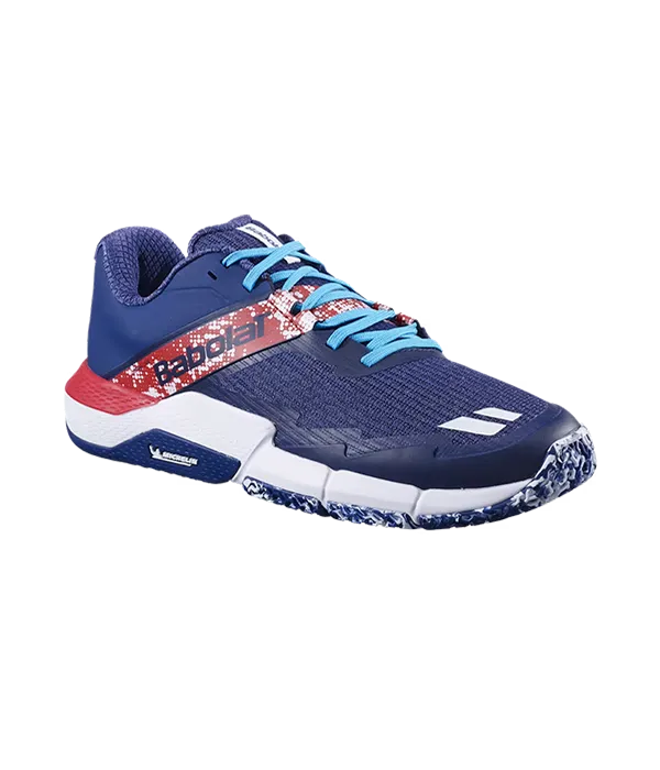 Padel Shoes Babolat Movea 2 Dark Blue/Chili Red 2025