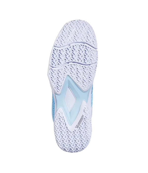 Padel Shoes Babolat Sensa Sky Blue/Tigerlily Mujer 2025