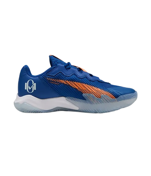 Padel Shoes Puma Nova Elite Blue Fire/White/Red 2025 Momo Gonzalez