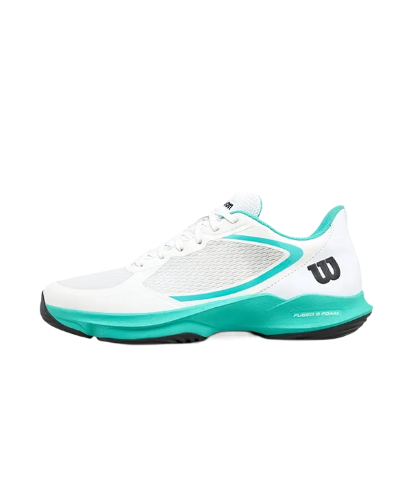 Padel Shoes Wilson Hurakn Lite White/Turquoise/Black Mujer 2025