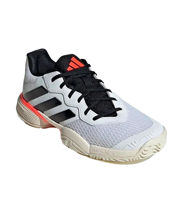 Padel Shoes Adidas Barricade Kids White Rojo