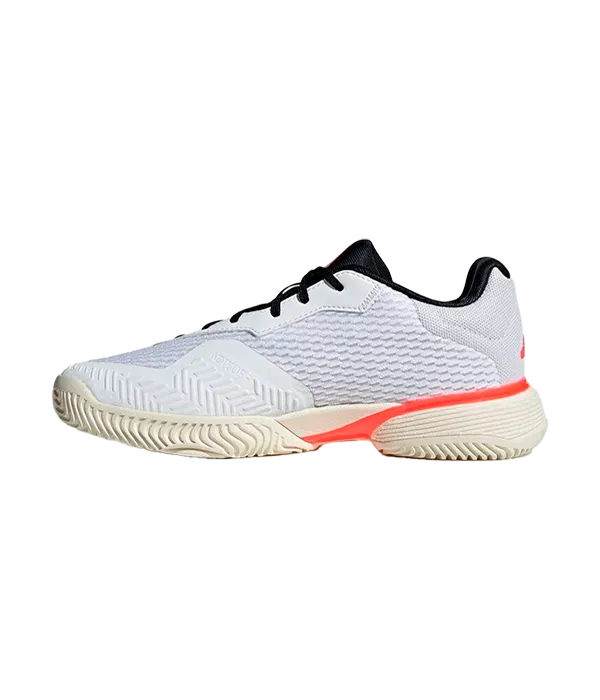 Padel Shoes Adidas Barricade Kids White Rojo