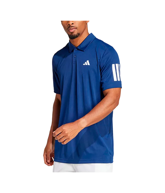 Polo Adidas Club 3STR Azul Marino 2025