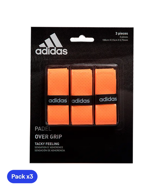 Overgrips Adidas Perforado Naranja (Pack x3)